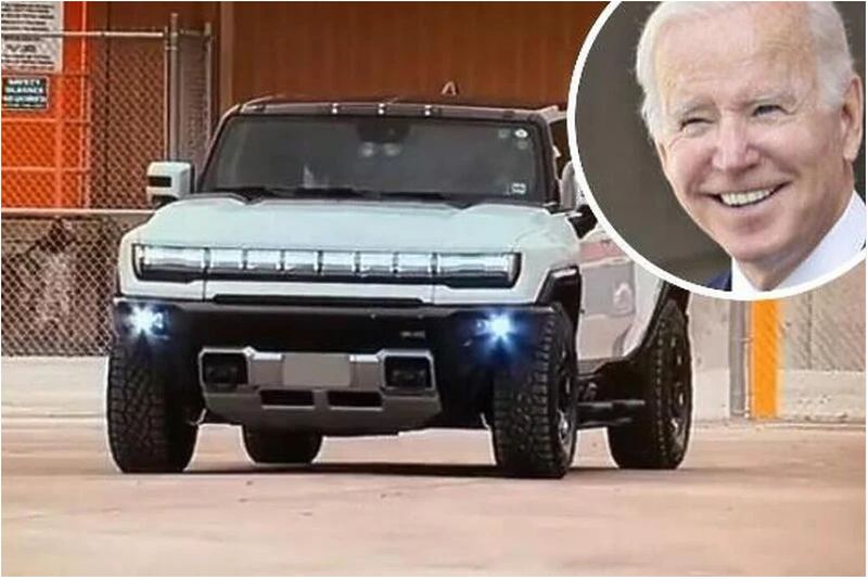 VIDEO/ E projektuar nga një shqiptar nga Vlora, Joe Biden teston një Hummer elektrik