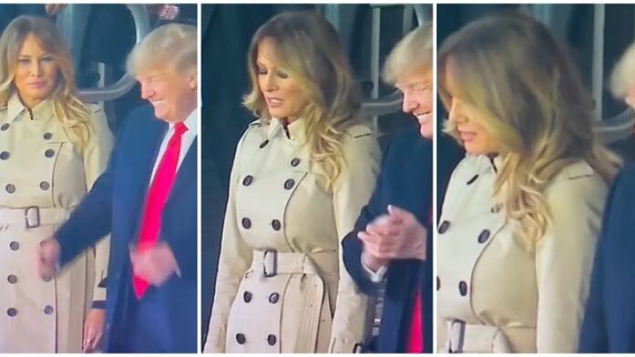 Melania “mezi” duron Trump, buzëqeshja që “nxori” zbuluar ish-Zonjën e Parë të SHBA