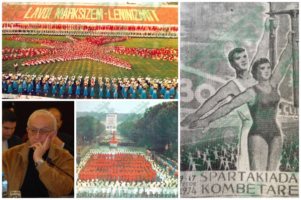 Spartakiadat, kur 500 mijë shqiptarë garonin për një medalje para Enver Hoxhës. Flet organizatori që i fshihej emri nga biografia: Shembulli nga Stalini, ngjyrat nga Kina Spartakiadat, kur 500 mijë shqiptarë garonin për një medalje para Enver Hoxhës. Flet organizatori që i fshihej emri nga biografia: Shembulli nga Stalini, ngjyrat nga Kina