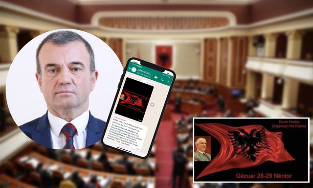 REPLIKAT/ Bujar Çela tallet me PD dhe publikon foton e Berishës me Enverin te grupi i deputetëve: Rroftë Partia Demokratike! REPLIKAT/ Bujar Çela tallet me PD dhe publikon foton e Berishës me Enverin te grupi i deputetëve: Rroftë Partia Demokratike!