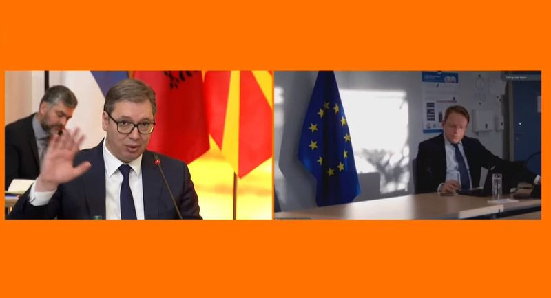 Çfarë ndodhi? Vuçiç përshëndet nga Tirana, Rama i kërkon komisionerit për Zgjerim Várhelyin që të japin ‘lajmin e ditës’: Tani je i shkrirë, të kërkoj ndjesë që… Çfarë ndodhi? Vuçiç përshëndet nga Tirana, Rama i kërkon komisionerit për Zgjerim Várhelyin që të japin ‘lajmin e ditës’: Tani je i shkrirë, të kërkoj ndjesë që…