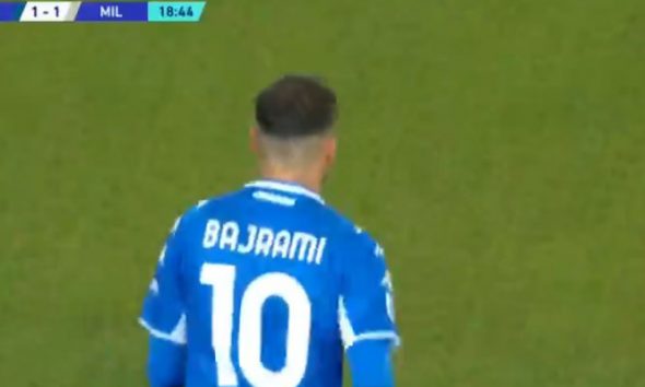 VIDEO/ Super goli i Nedim Bajramit kundër Milanit VIDEO/ Super goli i Nedim Bajramit kundër Milanit