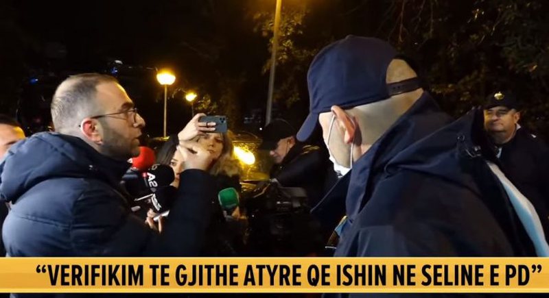 Po talleni apo çfarë? Pse po shoqërohen kryetarët e degëve të PD?! Gazment Bardhi përplaset me policinë: E di ti kush i mori?