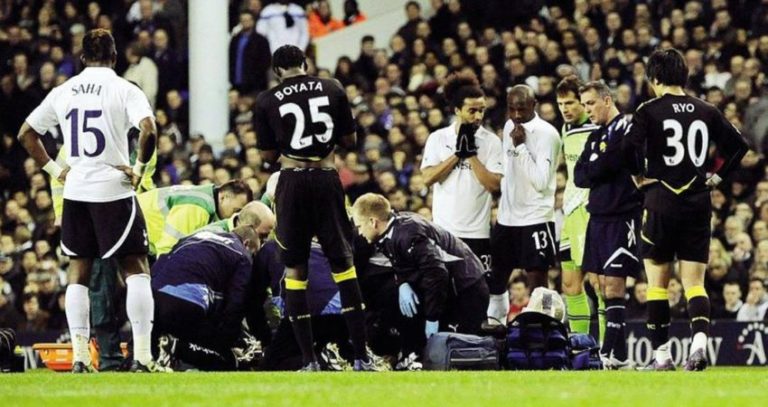 Nga Muamba tek Antonjoni e Zhinola, ata që i kanë bërë një “vizitë” vdekjes Nga Muamba tek Antonjoni e Zhinola, ata që i kanë bërë një “vizitë” vdekjes