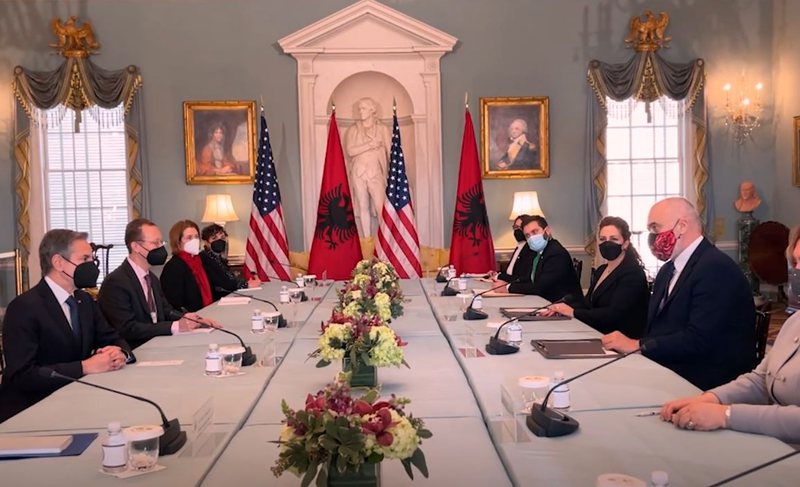 DASH zbardh bisedën Blinken-Rama, ja çfarë ka ndodhur gjatë takimit