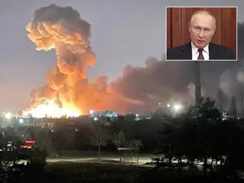 Përshkallëzohet situata e luftës! Goditet nga raketa depoja e naftë në Chernihiv në Ukrainë: Flakët pushtojnë qiellin Përshkallëzohet situata e luftës! Goditet nga raketa depoja e naftë në Chernihiv në Ukrainë: Flakët pushtojnë qiellin