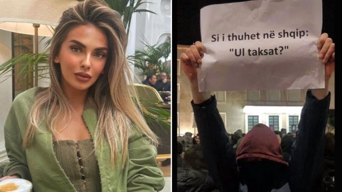 “Si i thuhet në shqip: Ul taksat”?! Nuk kishte si të “mungonte” Triksa në protestën e djeshme
