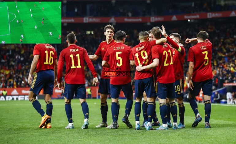 Shqipëria “e vjedhur” ndaj Spanjës?  Goli i dytë i iberikëve hap polemika (Foto)