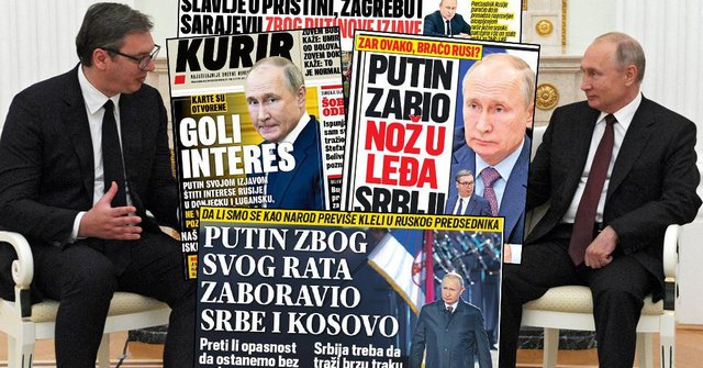 “Rusia njohu Kosovën”, mediat serbe tërbohen me Vladimir Putin “Rusia njohu Kosovën”, mediat serbe tërbohen me Vladimir Putin