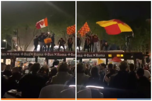 VIDEO/ “Në Tiranë shkojmë me not”! Tifozët e Romës nuk përmbahen në festën për finalen VIDEO/ “Në Tiranë shkojmë me not”! Tifozët e Romës nuk përmbahen në festën për finalen