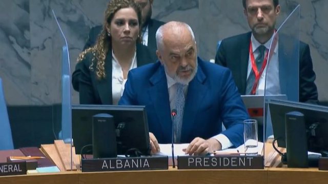 Nga konflikti i Sirisë tek lufta në Ukrainë, Rama flet si President i KS: Rusia të vihet para përgjegjësisë, po shkakton dhimbje në botë Nga konflikti i Sirisë tek lufta në Ukrainë, Rama flet si President i KS: Rusia të vihet para përgjegjësisë, po shkakton dhimbje në botë