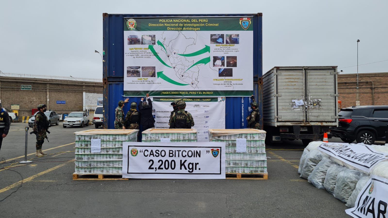 Goditet banda e kokainës Kolumbi-Ekuador-Shqipëri, sekuestrohen 2.2 tonë drogë në Peru, “kokë” e trafikut dy shqiptarë Goditet banda e kokainës Kolumbi-Ekuador-Shqipëri, sekuestrohen 2.2 tonë drogë në Peru, “kokë” e trafikut dy shqiptarë