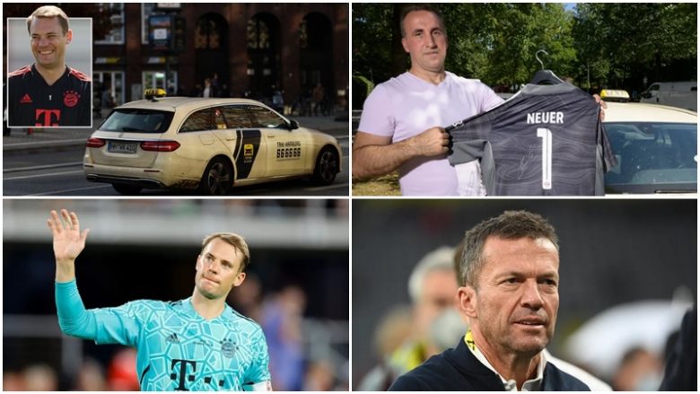 Taksisti kosovar Hazir Stublla që i ktheu portofolin portierit Neuer e arriti qëllimin e gjoja “gjestit të tij moral”! Legjenda gjermane Matthaus i blen fanellën Taksisti kosovar Hazir Stublla që i ktheu portofolin portierit Neuer e arriti qëllimin e gjoja “gjestit të tij moral”! Legjenda gjermane Matthaus i blen fanellën