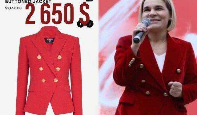 Shtohet koleksioni luksoz: Si Monika Kryemadhi bënte fushatë në Gjirokastër me 3 mln lekë xhaketë veshur?! Shtohet koleksioni luksoz: Si Monika Kryemadhi bënte fushatë në Gjirokastër me 3 mln lekë xhaketë veshur?!