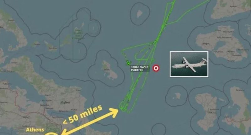 Çfarë po ndodh? Greqia në “ankth”, avioni turk fluturon vetëm 80 kilometra larg Athinës Çfarë po ndodh? Greqia në “ankth”, avioni turk fluturon vetëm 80 kilometra larg Athinës