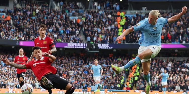 Halaand hyn në historinë e Premier League, derbi City-United përfundon 6-3 Halaand hyn në historinë e Premier League, derbi City-United përfundon 6-3