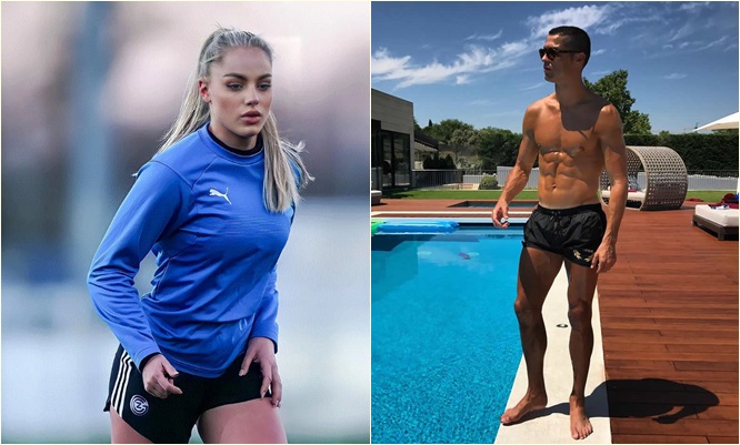 Konsiderohet futbollistja më e bukur në botë, Ana Markoviç “e fiksuar” pas Ronaldos: Ai është idhulli im Konsiderohet futbollistja më e bukur në botë, Ana Markoviç “e fiksuar” pas Ronaldos: Ai është idhulli im