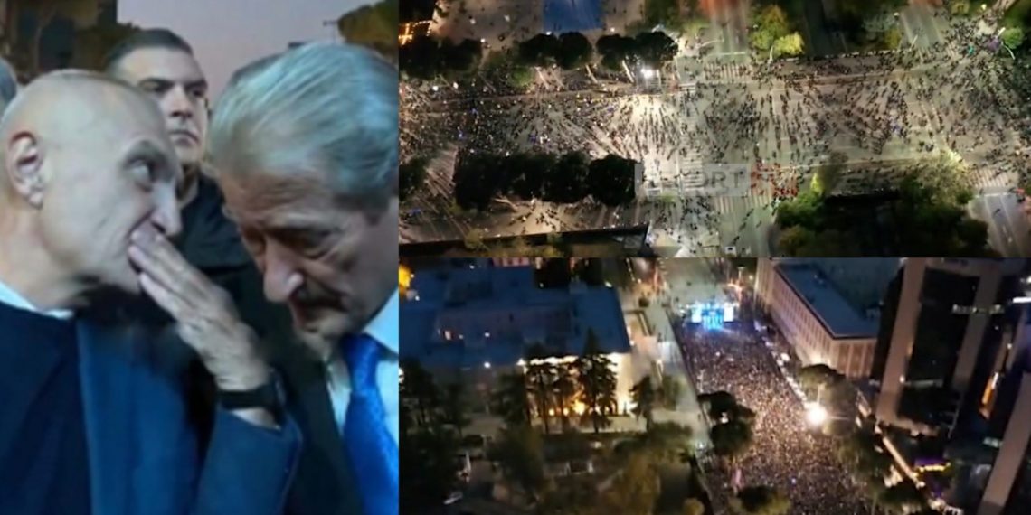 VIDEO/ Pamjet me dron: Ja sa njerëz janë në protestën e Berishës e Metës, Shikoni… VIDEO/ Pamjet me dron: Ja sa njerëz janë në protestën e Berishës e Metës, Shikoni…