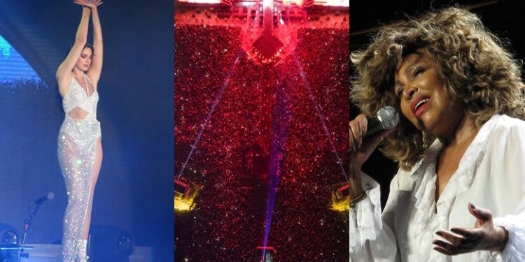 Mbi 200 mijë spektatorë/ Dua Lipa theu rekord botëror në koncertin madhështor në Tiranë, tejkalon ikonën Tina Turner Mbi 200 mijë spektatorë/ Dua Lipa theu rekord botëror në koncertin madhështor në Tiranë, tejkalon ikonën Tina Turner