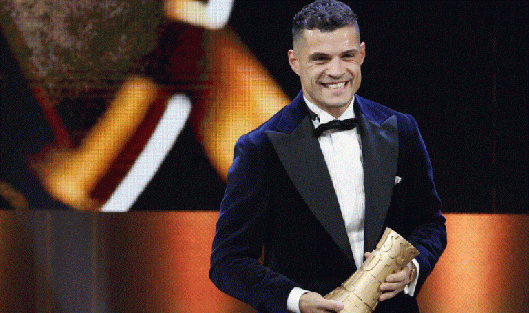 Vlerësim maksimal, Granit Xhaka lojtari i vitit në Zvicër Vlerësim maksimal, Granit Xhaka lojtari i vitit në Zvicër