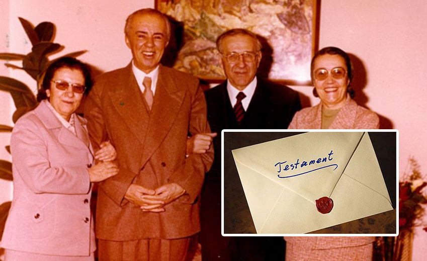 Testamenti pasuror i italianit që Nexhmija ia mbajti të fshehur Enver Hoxhës në ’81-in! Pas vdekjes së tij shkoi… Testamenti pasuror i italianit që Nexhmija ia mbajti të fshehur Enver Hoxhës në ’81-in! Pas vdekjes së tij shkoi…