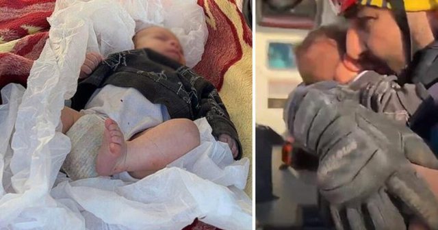 Mrekulli në Turqi, foshnja 2-muajshe nxirret e gjallë nga rrënojat pas 29 orësh Mrekulli në Turqi, foshnja 2-muajshe nxirret e gjallë nga rrënojat pas 29 orësh