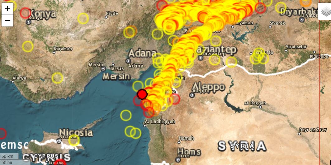 Turqia goditet sërish nga një tërmet 5 ballë Turqia goditet sërish nga një tërmet 5 ballë
