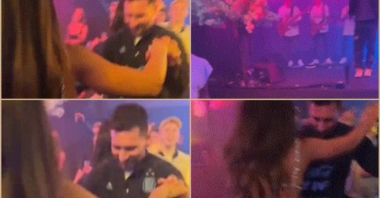 VIDEO/ Festa e përfaqësueses së Argjentinës, Mesi dhe Antonela mahnitin me kërcimin latin në klubin e natës… VIDEO/ Festa e përfaqësueses së Argjentinës, Mesi dhe Antonela mahnitin me kërcimin latin në klubin e natës…