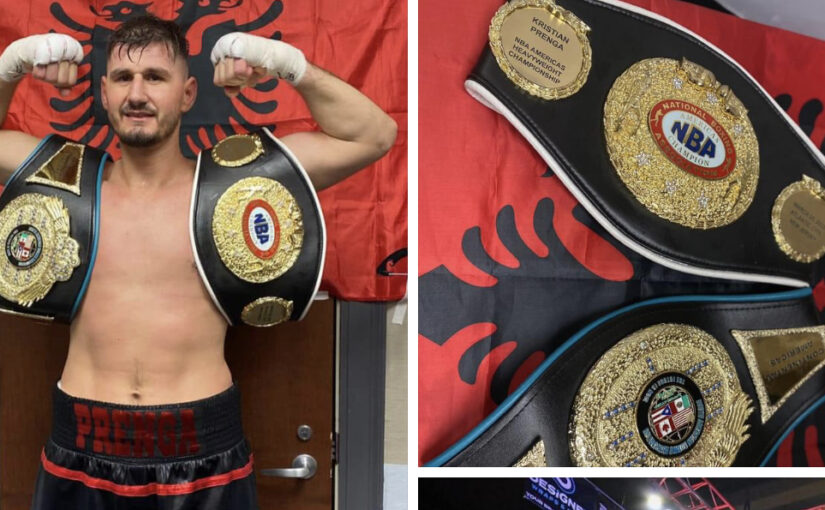 Boksieri Kristian Prenga triumfon në New York Boksieri Kristian Prenga triumfon në New York