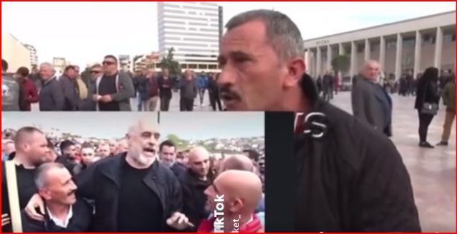 VIDEO/ Sali Berisha përndjek qytetarin, pse iu bashkua Ramës VIDEO/ Sali Berisha përndjek qytetarin, pse iu bashkua Ramës