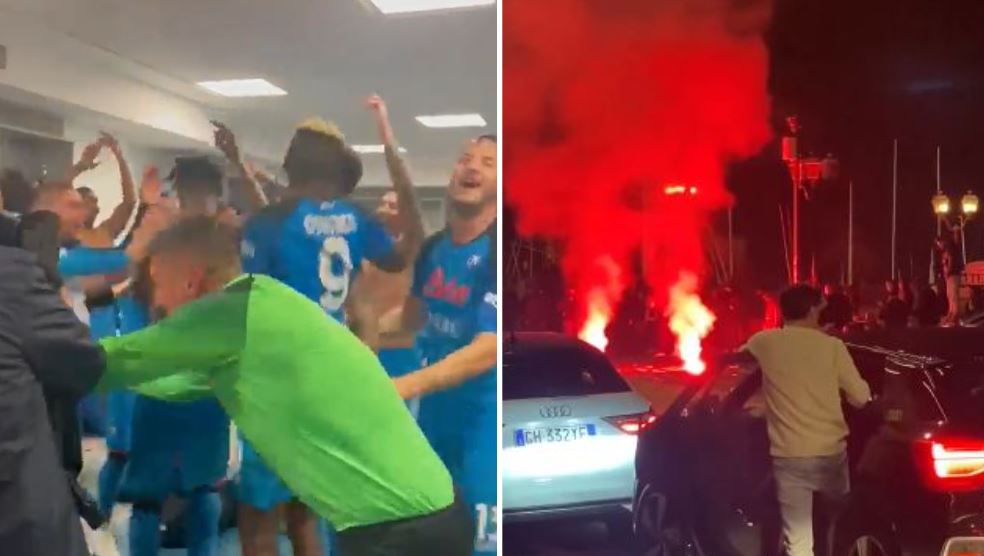 Amir Rrahmani pritet si mbret | Mijëra tifozë të Napolit nuk i zë gjumi, presin ekipin dhe festojnë deri në mëngjes pas fitores Amir Rrahmani pritet si mbret | Mijëra tifozë të Napolit nuk i zë gjumi, presin ekipin dhe festojnë deri në mëngjes pas fitores