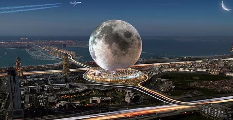 Projekti marramendës! Hënë në mes të Dubait Projekti marramendës! Hënë në mes të Dubait