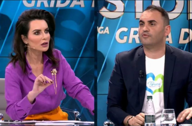 “Nuk ia kam ngritur njerëzve”! Grida Duma sfidon “live” në studio Belind Këlliçin: Nxirre tani ta shohim! “Nuk ia kam ngritur njerëzve”! Grida Duma sfidon “live” në studio Belind Këlliçin: Nxirre tani ta shohim!