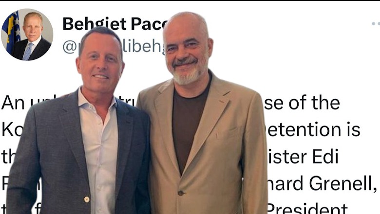A është e vërtetë? Behgjet Pacolli: Lirimi i 3 policëve të Kosovës erdhi nga Rama në koordinim me Grenell A është e vërtetë? Behgjet Pacolli: Lirimi i 3 policëve të Kosovës erdhi nga Rama në koordinim me Grenell