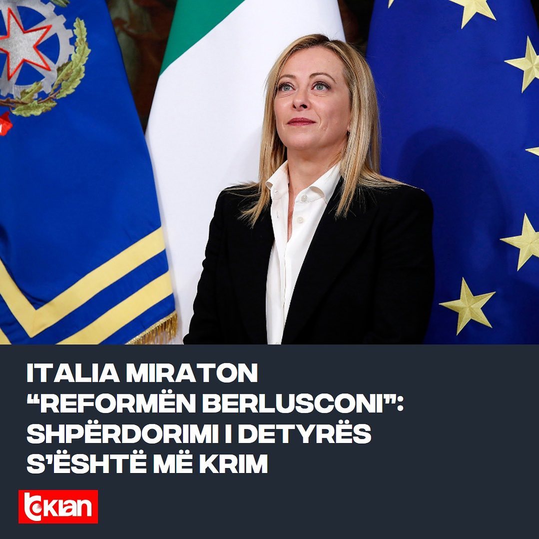 Italia miraton reformën Berlusconi: Ndalon përdorimin e përgjimeve si provë për akuzë! Shpërdorimi i detyrës nuk do të jetë më një krim Italia miraton reformën Berlusconi: Ndalon përdorimin e përgjimeve si provë për akuzë! Shpërdorimi i detyrës nuk do të jetë më një krim
