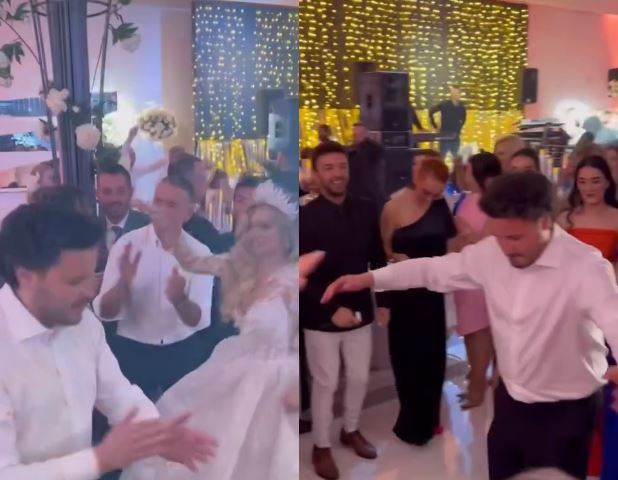 VIDEO/ Tupana e muzikë shqip, Dritan Abazoviç “ndez atmosferën” në dasmën e vartësit të tij shqiptar VIDEO/ Tupana e muzikë shqip, Dritan Abazoviç “ndez atmosferën” në dasmën e vartësit të tij shqiptar