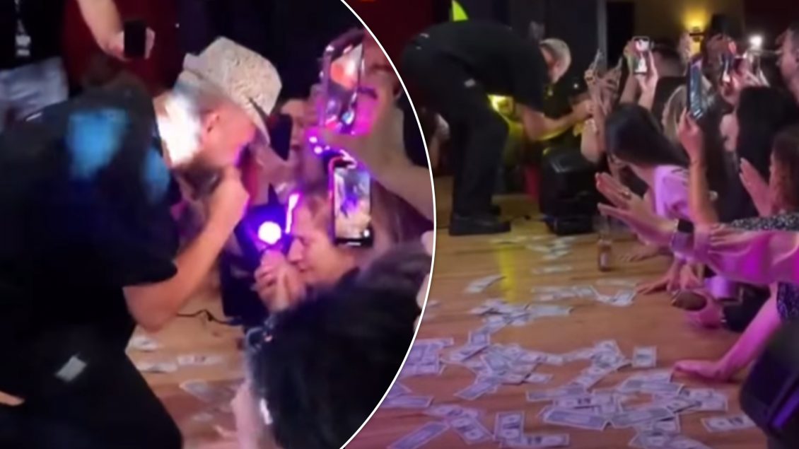 Luiz Ejlli koncert në Amerikë: “Çmendet” publiku, skena mbushet me dollarë (Video) Luiz Ejlli koncert në Amerikë: “Çmendet” publiku, skena mbushet me dollarë (Video)