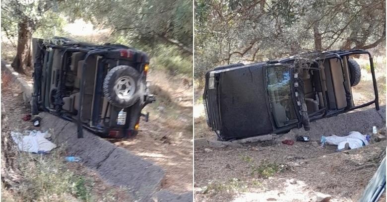 Aksident i rëndë në Sarandë, Land Roveri del nga rruga e bie 20 metra poshtë! Vdes shoferi, plagosen 3 turistë italianë Aksident i rëndë në Sarandë, Land Roveri del nga rruga e bie 20 metra poshtë! Vdes shoferi, plagosen 3 turistë italianë