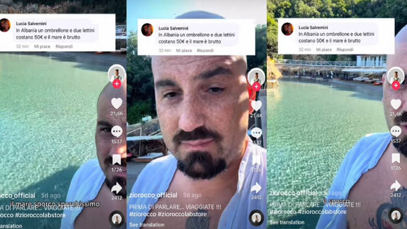 VIDEO/ “Saranda, Mykonosi i ri”?!  Ksamili “përplas” italianët: Kuzhinieri i famshëm replikon me komentuesen: Shikoni para se të flisni