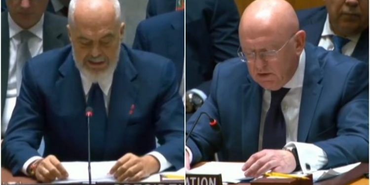 Përplasja në OKB: Reagim i Ramës viral në Itali (Video) Përplasja në OKB: Reagim i Ramës viral në Itali (Video)