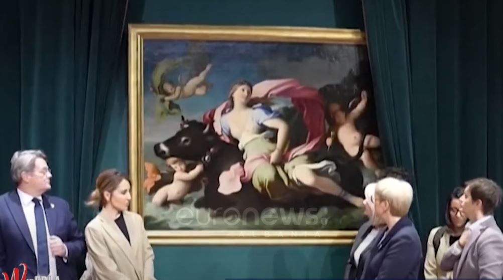 Mesazhi i koduar që Rama i dha me pikturën misterioze liderëve të BE Mesazhi i koduar që Rama i dha me pikturën misterioze liderëve të BE