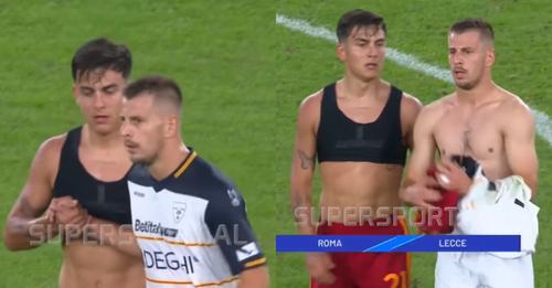 VIDEO/ Dybala i kërkon fanellën Ylber Ramadanit VIDEO/ Dybala i kërkon fanellën Ylber Ramadanit