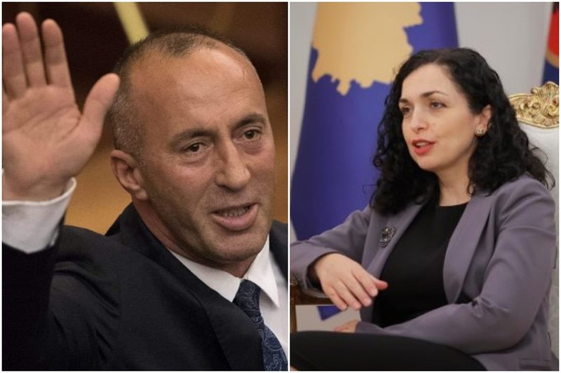 Incidenti: Vjosa Osmani fton në Presidencë, Ramush Haradinajn, por e lë të presë. Ai ngrihet dhe ikën Incidenti: Vjosa Osmani fton në Presidencë, Ramush Haradinajn, por e lë të presë. Ai ngrihet dhe ikën