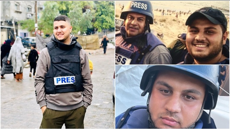 Vriten 2 gazetarë në Gaza! Njëri prej tyre djali i reporterit të Al Jazeera, në tetor humbi gruan dhe 2 fëmijë nga bombardimet izraelite Vriten 2 gazetarë në Gaza! Njëri prej tyre djali i reporterit të Al Jazeera, në tetor humbi gruan dhe 2 fëmijë nga bombardimet izraelite