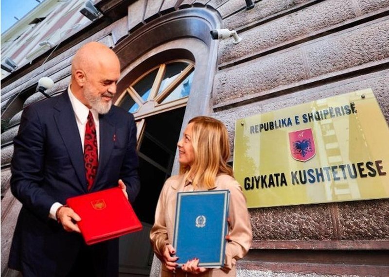 Gjykata Kushtetuese hedh poshtë bandat që kanë zaptuar opozitën! Marrëveshja për emigrantët me Italinë brënda kornizës kushtetues Gjykata Kushtetuese hedh poshtë bandat që kanë zaptuar opozitën! Marrëveshja për emigrantët me Italinë brënda kornizës kushtetues