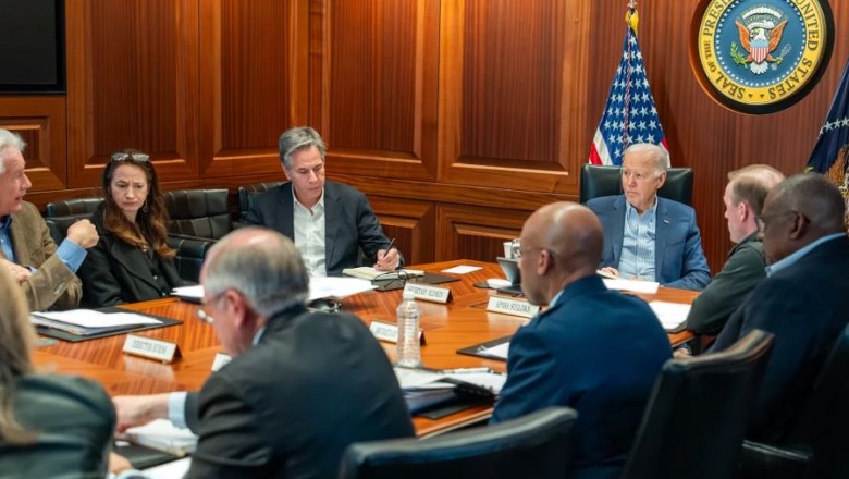 Irani sulmon Izraelin, Biden shpreson të shmangë përshkallëzimin e konfliktit në Lindjen e Mesme, mbledh liderët e G7