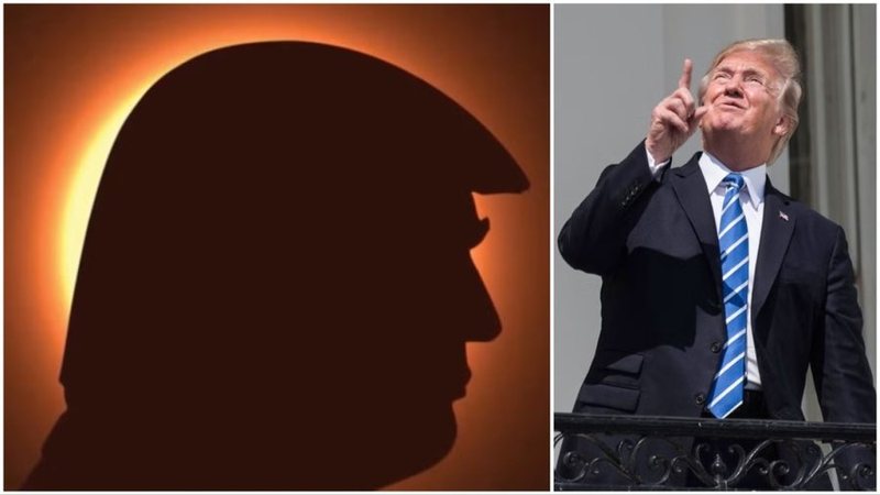 VIDEO/ Postimi i Trump për eklipsin diellor bëhet viral, të gjithë kundër
