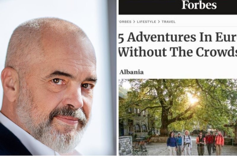 ‘Forbes’ zgjedh Shqipërinë për aventurë emocionuese! Rama: Një rrëfim për të gjitha shijet e vendit