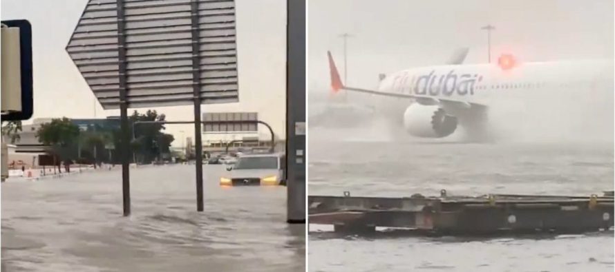 VIDEO/ Reshjet e shiut vazhdojnë të godasin Emiratet: Paralizohet Dubai, dje u anuluan 300 fluturime