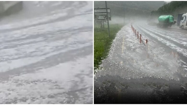 Breshëri zbardh disa vende të Kosovës, shkakton dëme materiale Breshëri zbardh disa vende të Kosovës, shkakton dëme materiale